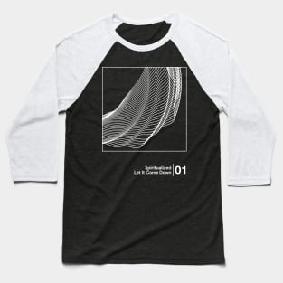 Let It Come Down / Minimal Style Graphic Artwork Design Baseball T-Shirt